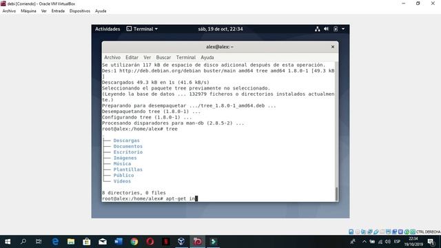 repositorios de debian y instalacion de tree, nmap, big y su verificacion смотреть онлайн