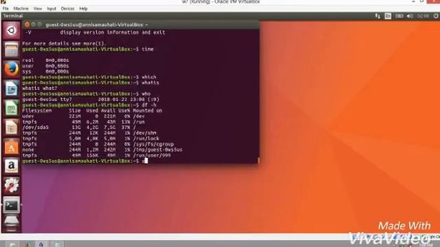Perintah dasar terminal (linux Ubuntu) смотреть онлайн