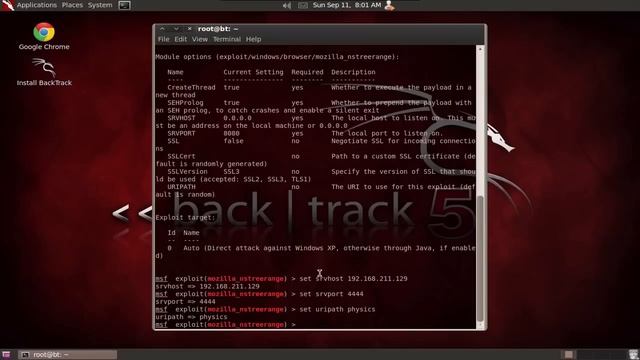 Metasploit Mozilla Browser Exploit смотреть онлайн
