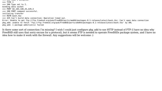 DevOps & SysAdmins: PF firewall issues with FTP inside FreeBSD jail (2 Solutions!!) смотреть онлайн