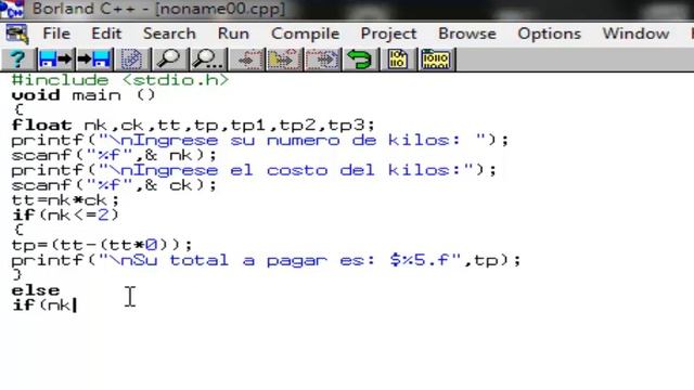 Tutorial de Borland c++ (Bifurcacion Multiple) смотреть онлайн