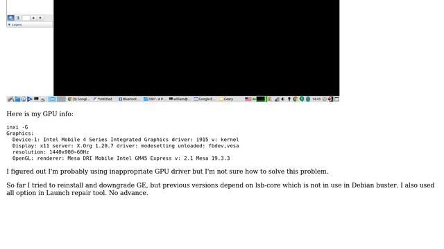 GIS: Google Earth stopped working on Debian testing смотреть онлайн