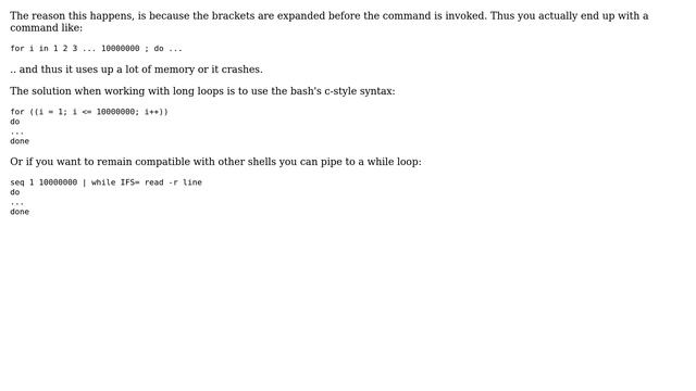 Unix & Linux: bash crashed with for loop (2 Solutions!!) смотреть онлайн