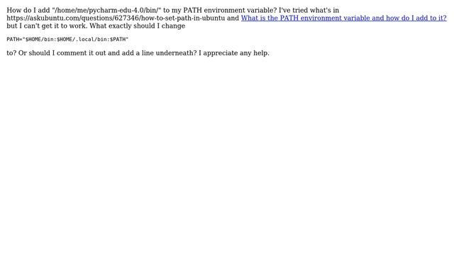 Ubuntu: Help adding directory to PATH environment variable in Ubuntu 16.04 смотреть онлайн