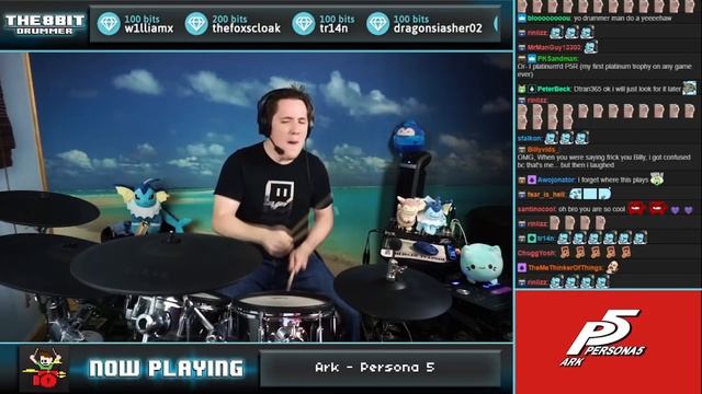 Persona 5 - Ark On Drums! смотреть онлайн