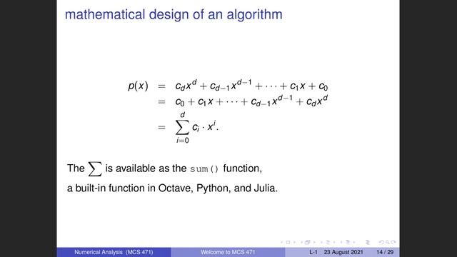 Welcome to MCS 471, Numerical Analysis. смотреть онлайн