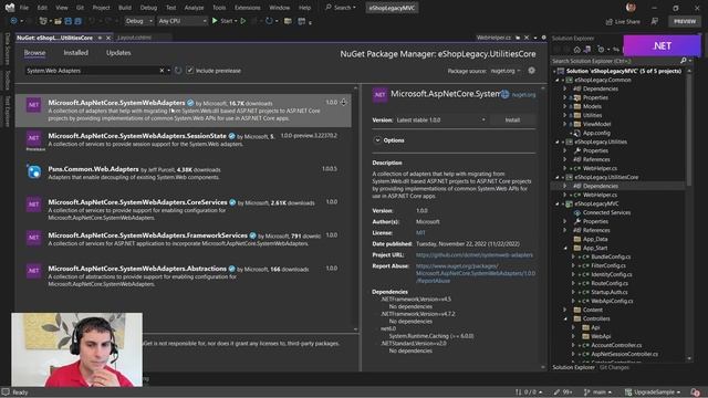Migrating a Class Library with System.Web Dependencies [10/18] Migrating from ASP.NET to ASP.NETCor смотреть онлайн