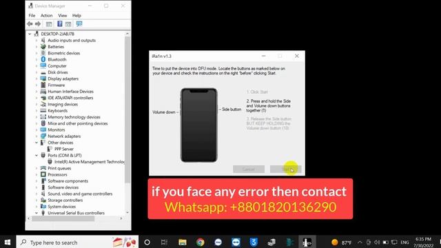 🔥 How to Jailbreak IOS 15 ✅ iRa1n Windows Tool | Error Fix | tool auto close | UnlockPrice.com смотреть онлайн
