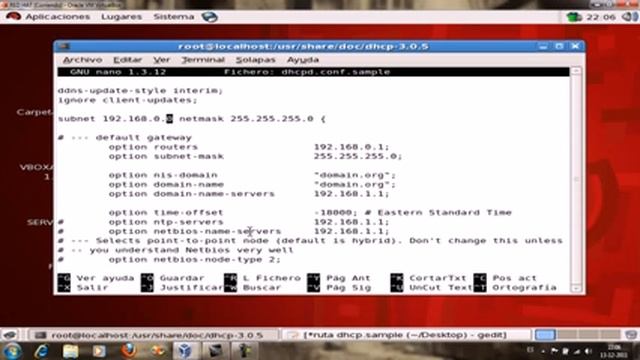 Configuracion e Instalacion DHCP Red Hat YouTube смотреть онлайн