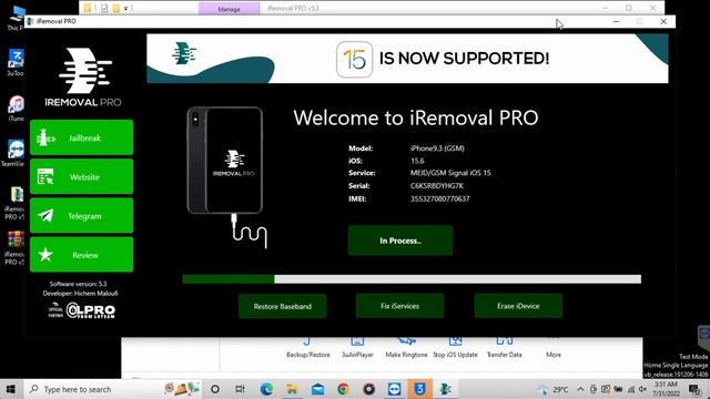 iREMOVAL PRO iOS 15 WITH SIGNAL Full Bypass ✨First in the World✨ Windows Tool смотреть онлайн