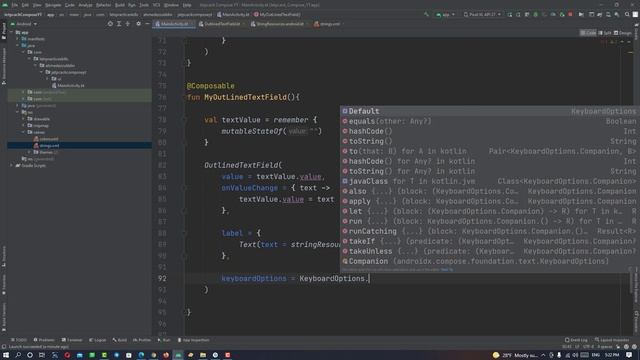 Android Jetpack Compose - Out Lined Text Field ( ) смотреть онлайн