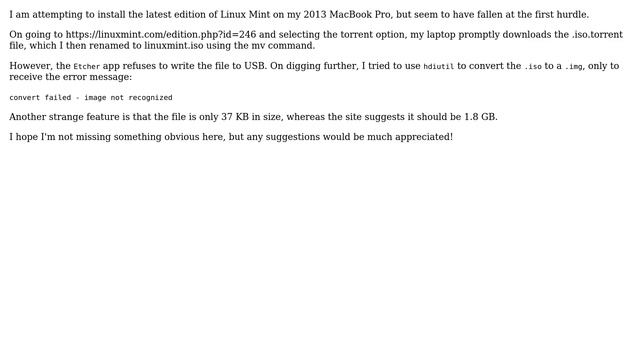 Unix & Linux: What is going on with this .iso file? смотреть онлайн