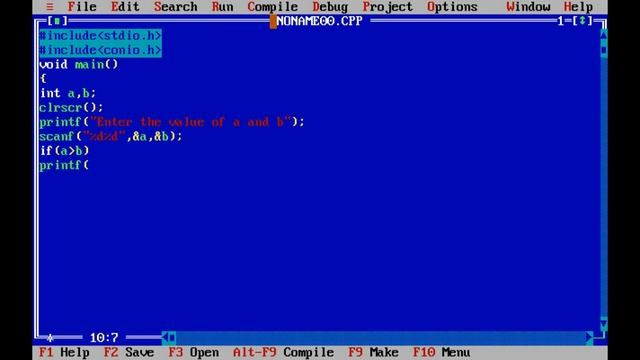 C-program input two number and find out greater in Hindi смотреть онлайн
