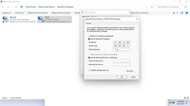 สอนตั้งค่าหมายเลข IP แบบ Fix IP Address ใน Windows 11 และ Windows 10 смотреть онлайн