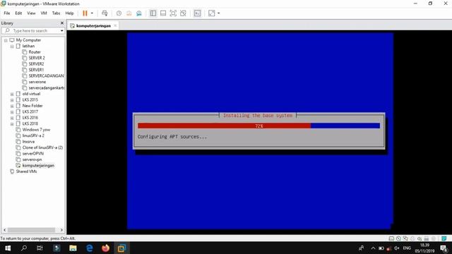 tutorial Install Debian Server mudah di vmware #vmware #linux смотреть онлайн