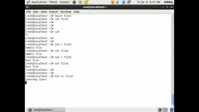 6 Creating and removing files in Linux смотреть онлайн