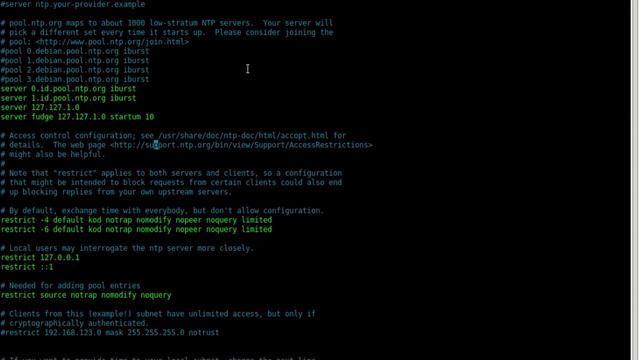 Konfigurasi NTP Server смотреть онлайн