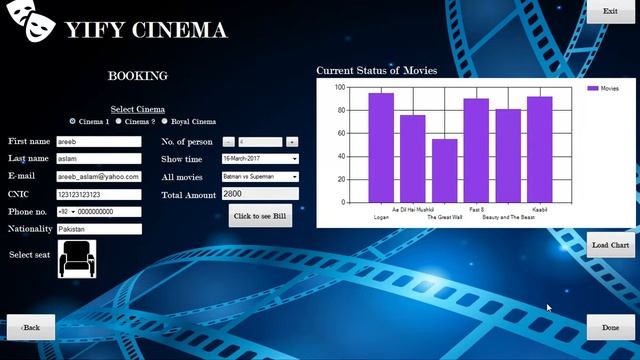 Cinema Management System in C#(Windows Form) смотреть онлайн