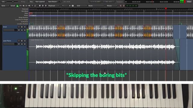 "ROADS UNTRAVELED" by Linkin Park - Short Cover in Ardour смотреть онлайн