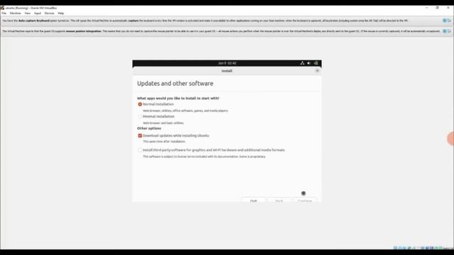 INSTALLING UBUNTU OS IN VIRTUAL MACHINE смотреть онлайн