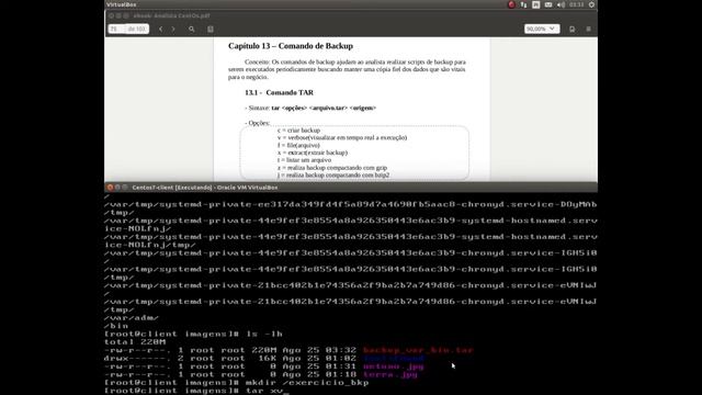 CentOS7 Capítulo13 - Comando TAR смотреть онлайн