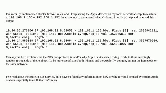 What Does “BBS” in TCPDump Output Mean? смотреть онлайн