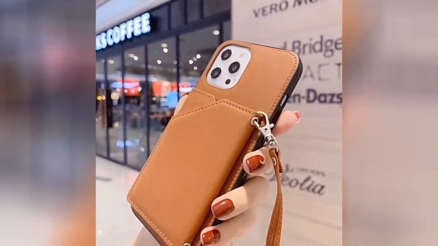 Wallet Case iPhone 12 Mini 11 Pro Max XR XS Strap Card Shockproof PU Leather Stand Crossbody Neckla смотреть онлайн