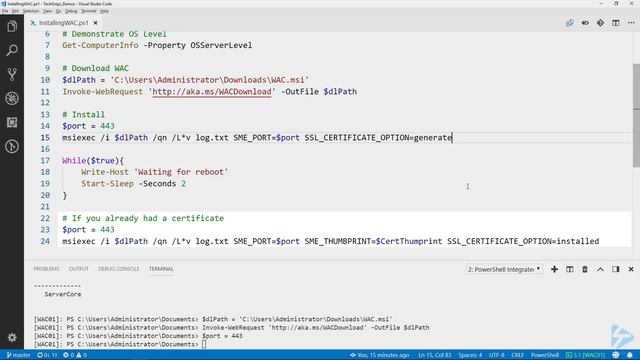 How To Install Windows Admin Center On Windows Server Core смотреть онлайн