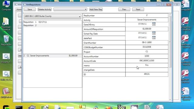 WPF FinanceEnteringRequisitions.avi смотреть онлайн