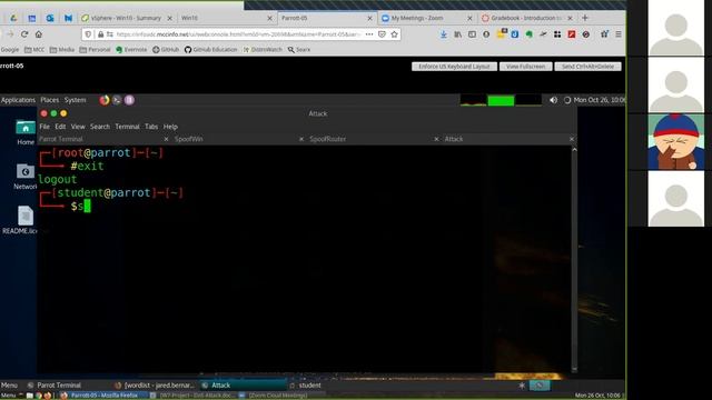 INFO 2806 Attacks and Instrusions Live DoS Demo using hping3 смотреть онлайн