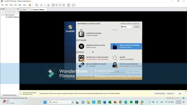 Video 1 Instalacion de CentOS 7 Minimal смотреть онлайн
