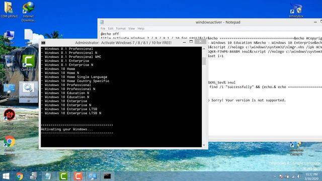 How to Active windows 7 8 10 All vorsen смотреть онлайн