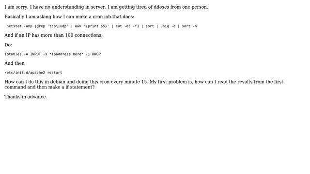 Cron and iptables смотреть онлайн