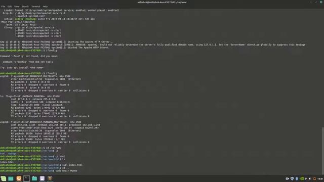 Setting up an apache web server смотреть онлайн