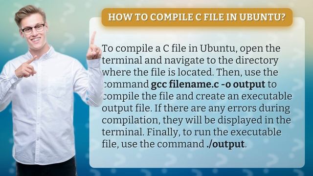 How to compile C file in Ubuntu? смотреть онлайн