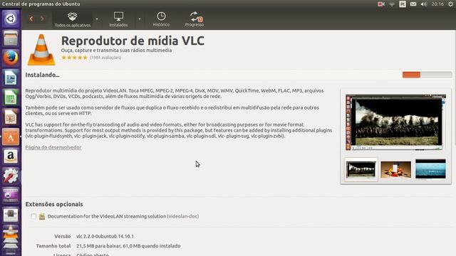 Instalando o VLC Player no Ubuntu 14.10 смотреть онлайн