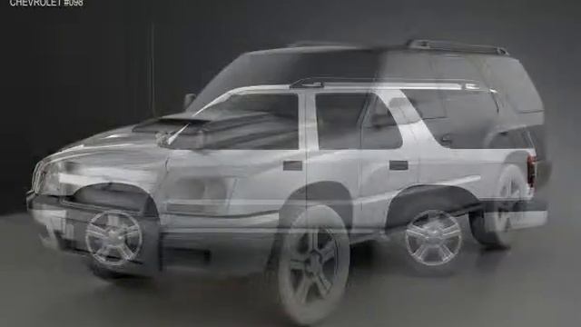 3D Model Chevrolet Blazer BR 2008 3D Model At 3DExport.com