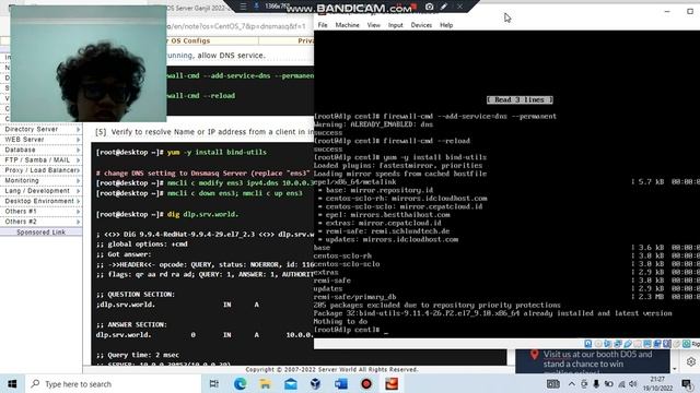 DNS/DHCP server CentOS 7 смотреть онлайн