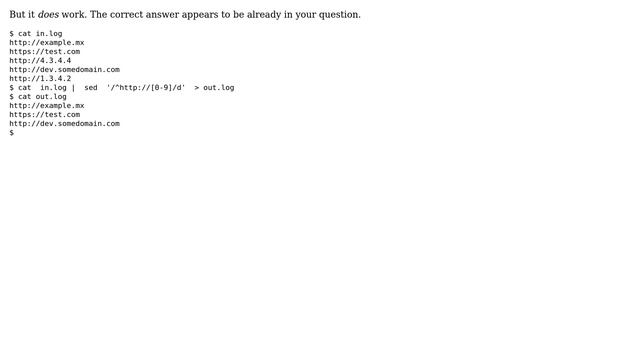 Unix & Linux: How to remove lines containing IP address? (4 Solutions!!) смотреть онлайн