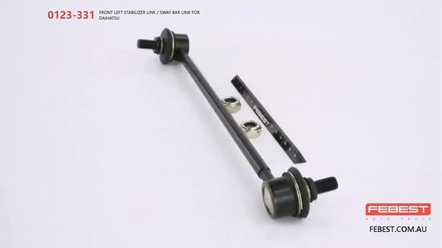 0123-331 FRONT LEFT STABILIZER LINK / SWAY BAR LINK FOR DAIHATSU смотреть онлайн