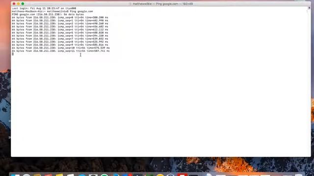 How to Ping Using the Terminal App on a Mac OS смотреть онлайн