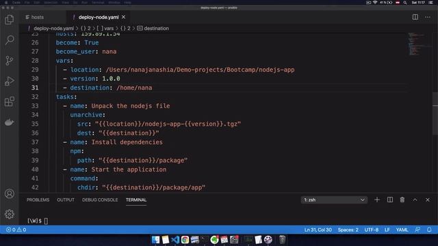 235. 13 - Ansible Variables - make your Playbook customi смотреть онлайн