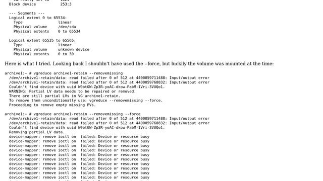 DevOps & SysAdmins: LVM Second Logical Extents is Missing смотреть онлайн