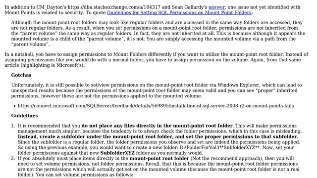 Databases: Drives vs. Mount Points? (4 Solutions!!) смотреть онлайн