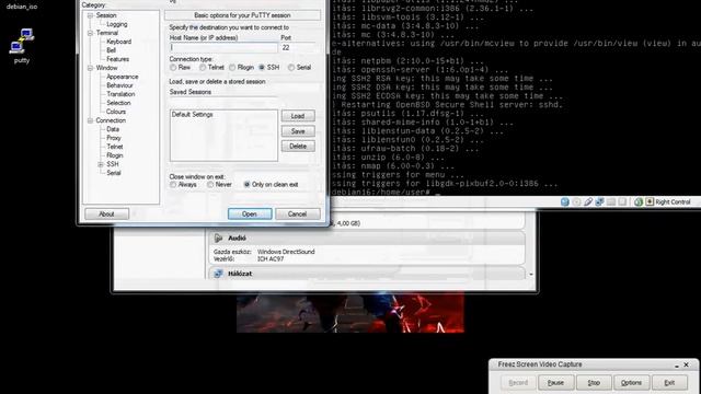 Debian telepítés Virtualboxban 3. rész смотреть онлайн