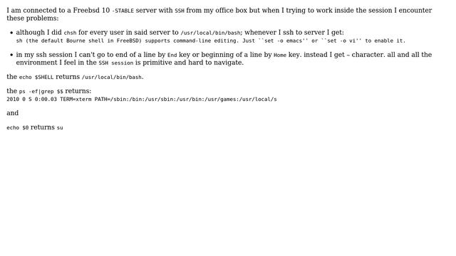Unix & Linux: Setting the bash SHELL for remote openSSH connections? смотреть онлайн