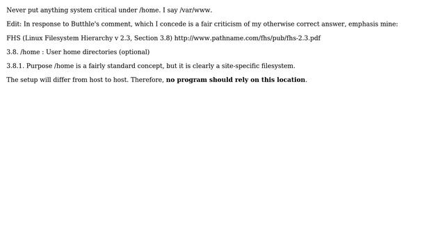 DevOps & SysAdmins: Where to put Web Root in CentOS? /var/www/ or /home/user/public_html/? смотреть онлайн