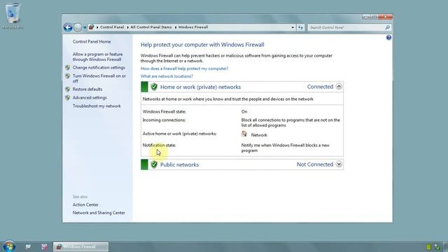 2014 Windows 7 Ultimate 64 bit - How to restore windows firewall settings to default смотреть онлайн