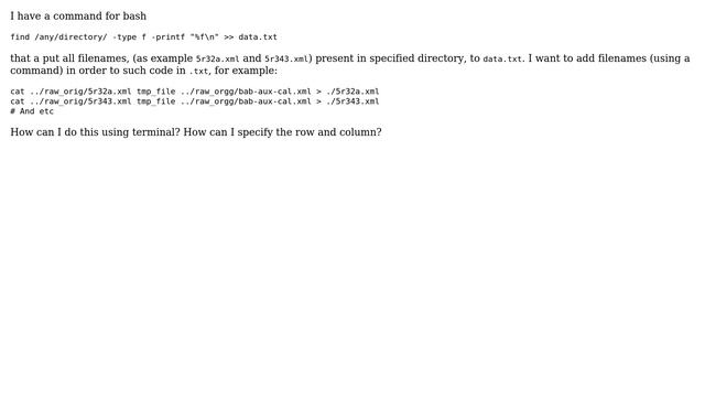 Unix & Linux: Batch, add filenames to txt in bash (2 Solutions!!) смотреть онлайн