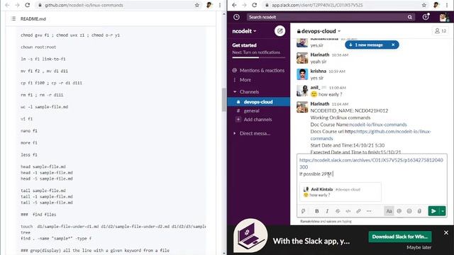 NCD0421H015 15 10 2021 Linux Commands 1 смотреть онлайн